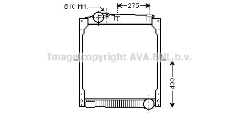 AVA QUALITY COOLING Радиатор, охлаждение двигателя ME2111